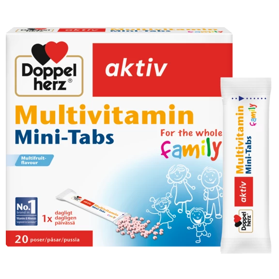 Doppelherz aktiv Multivitamin Mini-Tabs  Set forfra