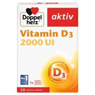 Doppelherz aktiv Vitamin D₃ 2000 UI Set forfra