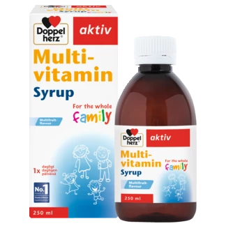 Doppelherz aktiv Multivitamin Syrup  Set forfra