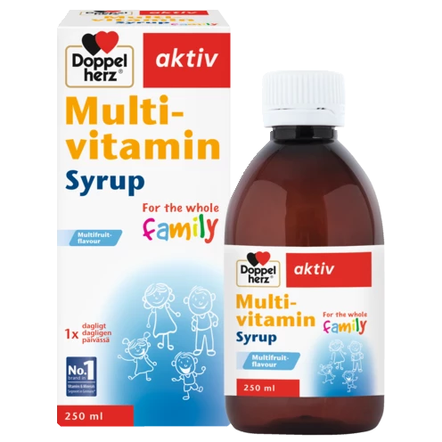 Doppelherz aktiv Multivitamin Syrup  Set forfra