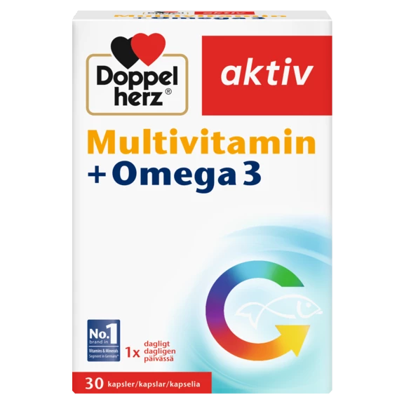 Doppelherz aktiv Multivitamin + Omega 3 Set forfra