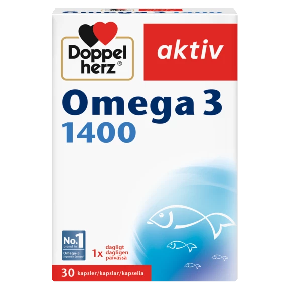 Doppelherz aktiv Omega 3 1400 Set forfra