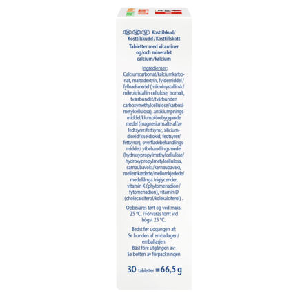 Calcium 700 + Vitamin D3 + Vitamin K