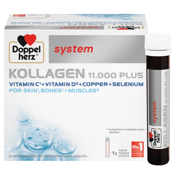 Doppelherz system KOLLAGEN 11.000 PLUS  Set forfra